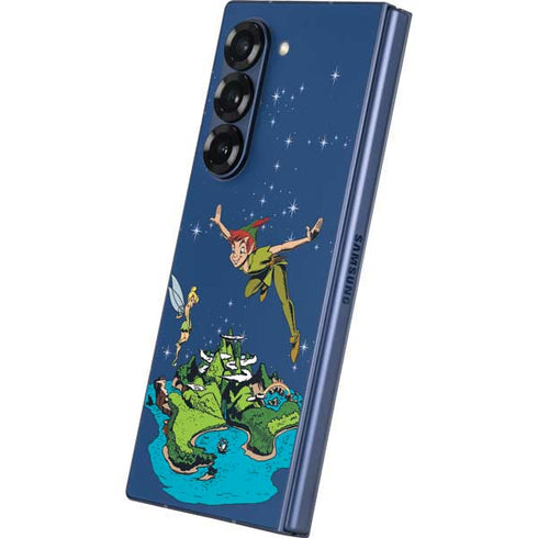 Disney Peter Pan and Tinker Bell in Neverland Galaxy Z Fold6 Skin