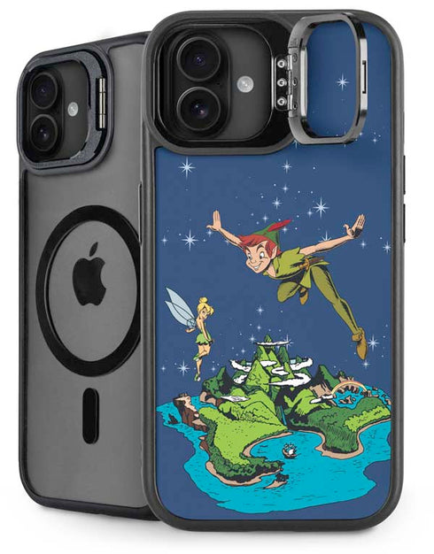 Disney Peter Pan and Tinker Bell in Neverland iPhone 16 Plus Kickstand Case