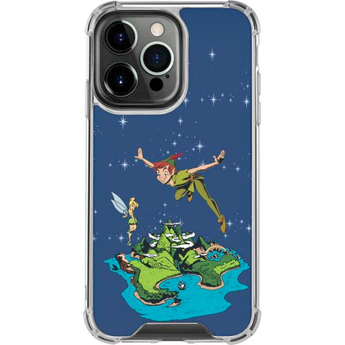 Disney Peter Pan and Tinker Bell in Neverland iPhone 16 Pro Clear Case
