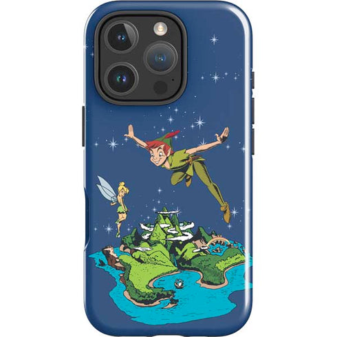 Disney Peter Pan and Tinker Bell in Neverland iPhone 16 Pro Impact Case