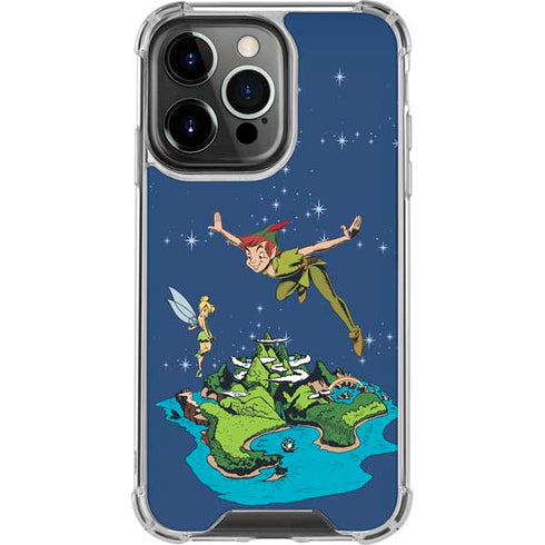 Disney Peter Pan and Tinker Bell in Neverland iPhone 16 Pro Max Clear Case