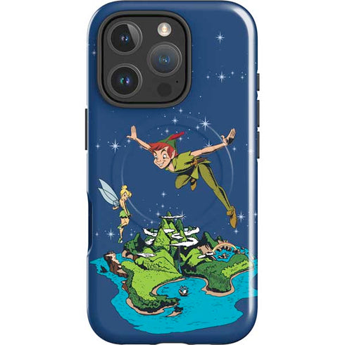 Disney Peter Pan and Tinker Bell in Neverland iPhone 16 Pro Max Magsafe Impact Case