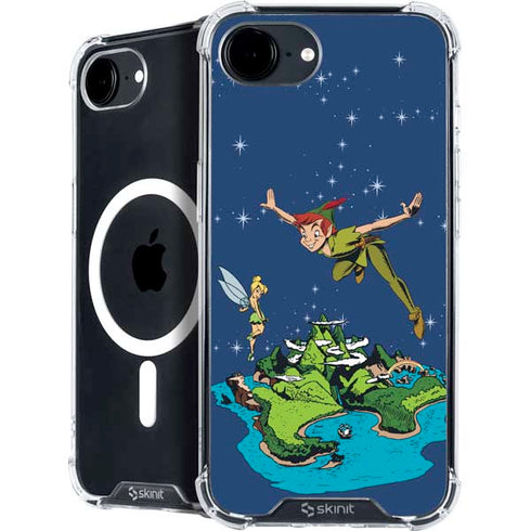 Disney Peter Pan and Tinker Bell in Neverland iPhone 16e MagSafe Case