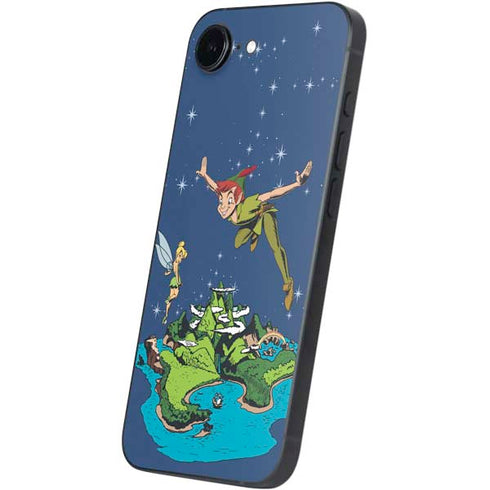 Disney Peter Pan and Tinker Bell in Neverland iPhone 16e Skin
