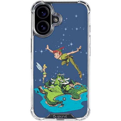 Disney Peter Pan and Tinker Bell in Neverland iPhone 17 Clear Case