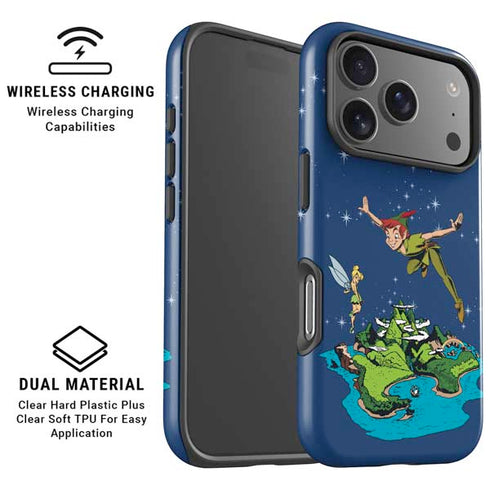 Disney Peter Pan and Tinker Bell in Neverland iPhone 17 Pro Max Magsafe Impact Case