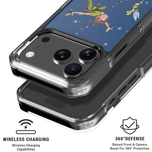 Disney Peter Pan and Tinker Bell in Neverland iPhone 18 Pro Clear Case