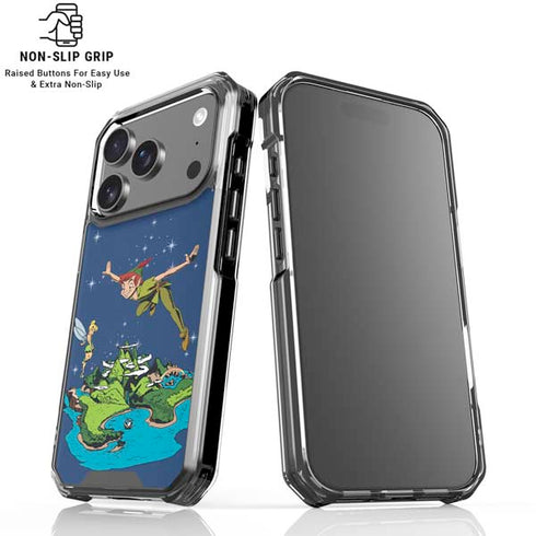 Disney Peter Pan and Tinker Bell in Neverland iPhone 18 Pro Clear Case