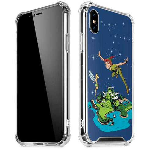 Disney Peter Pan and Tinker Bell in Neverland iPhone X/XS Clear Case