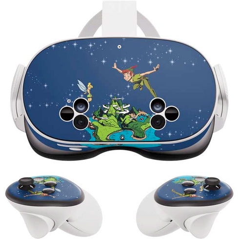 Disney Peter Pan and Tinker Bell in Neverland Meta Quest 3S Skin