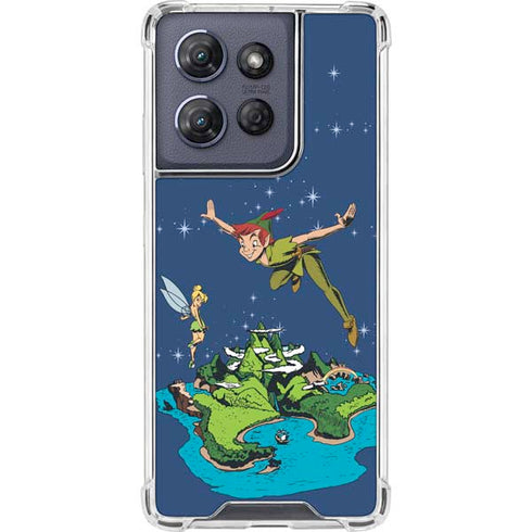 Disney Peter Pan and Tinker Bell in Neverland Moto G Play 5G (2025) Clear Case