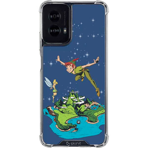 Disney Peter Pan and Tinker Bell in Neverland Moto G Power 5G (2024) Clear Case