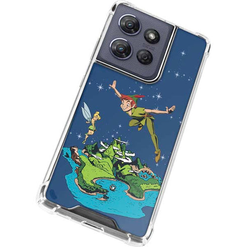 Disney Peter Pan and Tinker Bell in Neverland Moto G Stylus 5G (2025) Clear Case