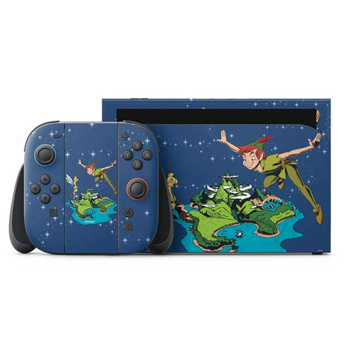 Disney Peter Pan and Tinker Bell in Neverland Nintendo Switch 2 (2025) with Joy-Con Skin