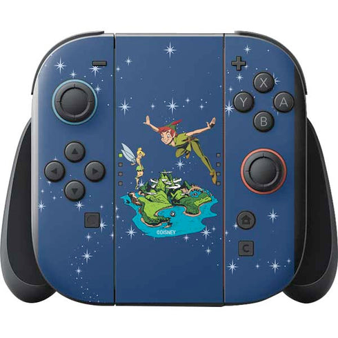 Disney Peter Pan and Tinker Bell in Neverland Nintendo Switch 2 (2025) with Joy-Con Skin
