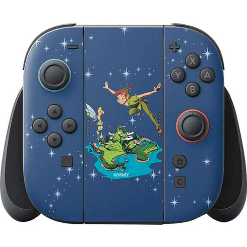 Disney Peter Pan and Tinker Bell in Neverland Nintendo Switch 2 (2025) Joy-Con Controller Skin