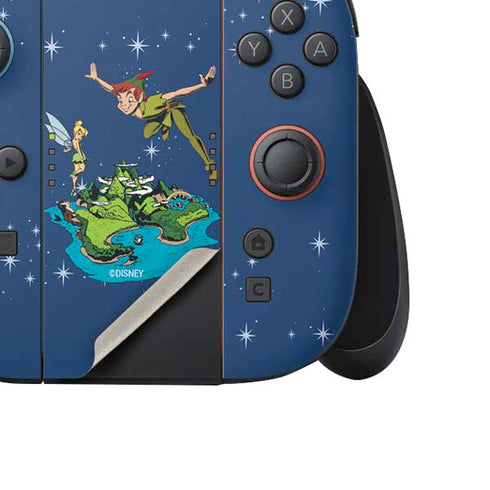 Disney Peter Pan and Tinker Bell in Neverland Nintendo Switch 2 (2025) Joy-Con Controller Skin