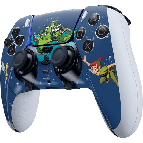 Disney Peter Pan and Tinker Bell in Neverland PS5 DualSense Edge Pro Controller Skin
