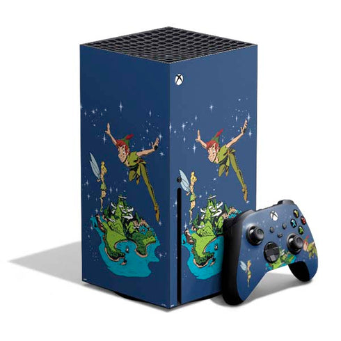 Disney Peter Pan and Tinker Bell in Neverland Xbox Series X Bundle Skin