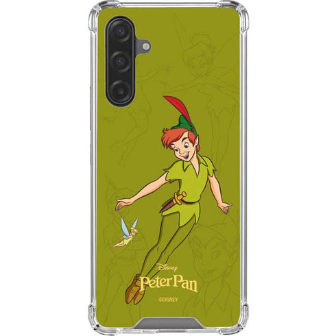 Disney Peter Pan and Tinker Bell Portrait Galaxy A17 Clear Case