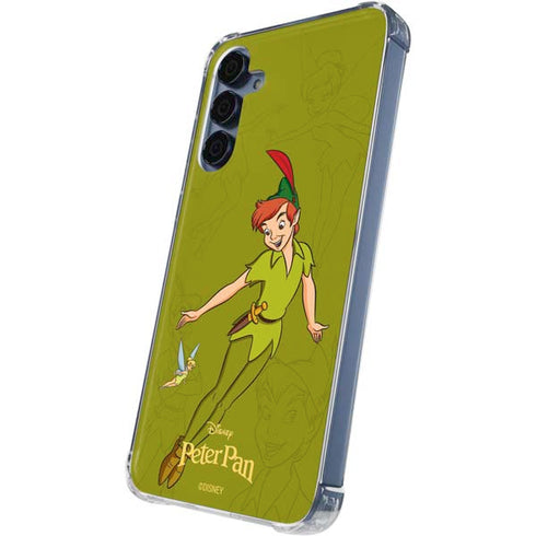 Disney Peter Pan and Tinker Bell Portrait Galaxy A55 5G Clear Case