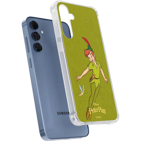 Disney Peter Pan and Tinker Bell Portrait Galaxy A55 5G Clear Case