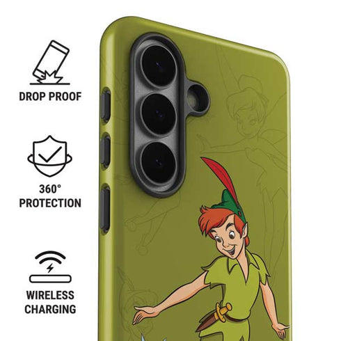 Disney Peter Pan and Tinker Bell Portrait Galaxy S26 Plus Impact Case