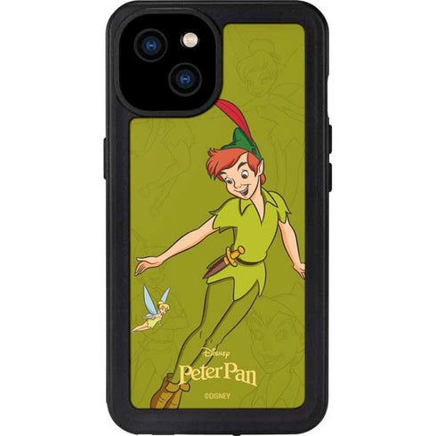 Disney Peter Pan and Tinker Bell Portrait iPhone 15 Plus Waterproof Case