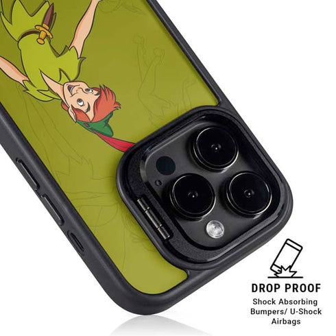 Disney Peter Pan and Tinker Bell Portrait iPhone 15 Pro Kickstand Case