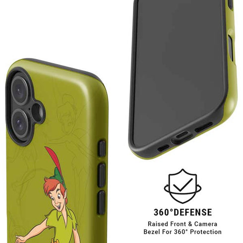 Disney Peter Pan and Tinker Bell Portrait iPhone 16 Magsafe Impact Case