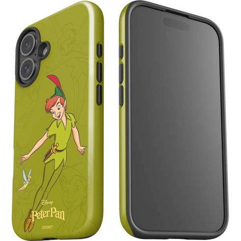 Disney Peter Pan and Tinker Bell Portrait iPhone 16 Plus Impact Case