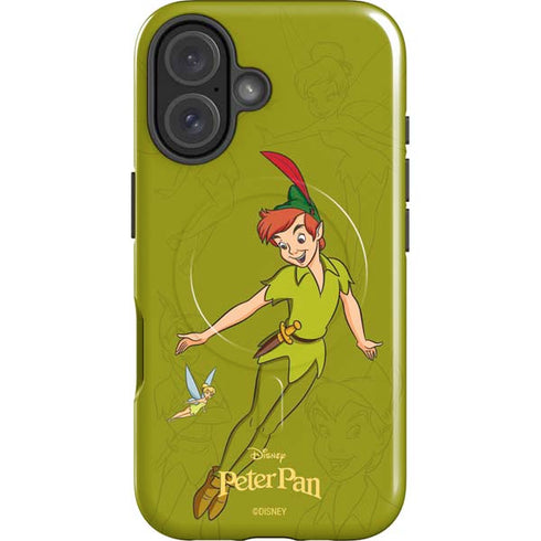 Disney Peter Pan and Tinker Bell Portrait iPhone 16 Plus Magsafe Impact Case