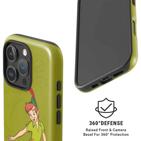Disney Peter Pan and Tinker Bell Portrait iPhone 16 Pro Magsafe Impact Case