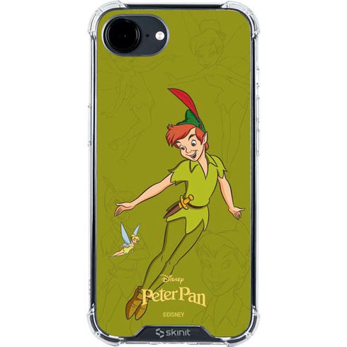 Disney Peter Pan and Tinker Bell Portrait iPhone 16e Clear Case
