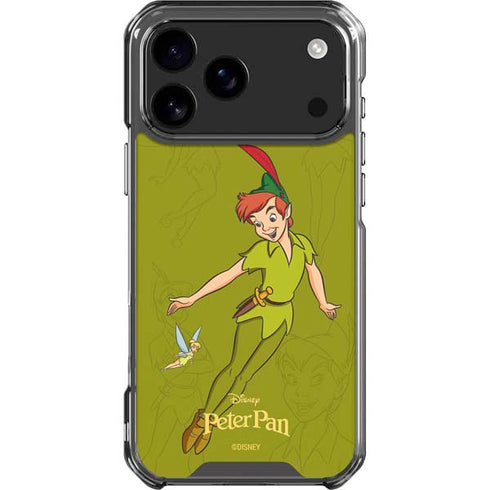Disney Peter Pan and Tinker Bell Portrait iPhone 18 Pro Max Clear Case