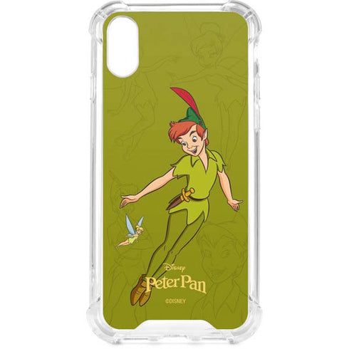 Disney Peter Pan and Tinker Bell Portrait iPhone XS Clear Case