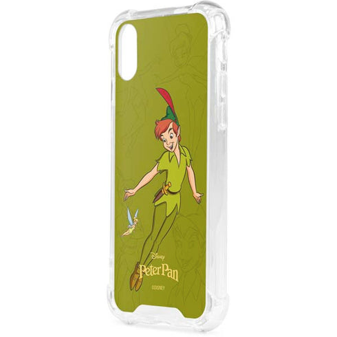 Disney Peter Pan and Tinker Bell Portrait iPhone XS Clear Case