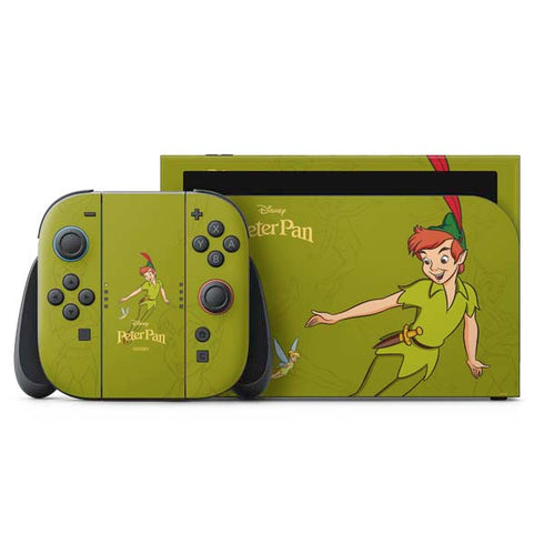 Disney Peter Pan and Tinker Bell Portrait Nintendo Switch 2 (2025) with Joy-Con Skin