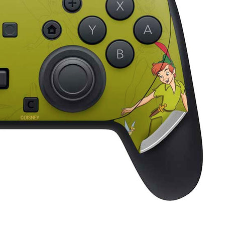 Disney Peter Pan and Tinker Bell Portrait Nintendo Switch 2 (2025) Pro Controller Skin