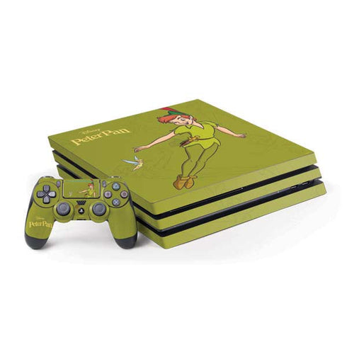 Disney Peter Pan and Tinker Bell Portrait PlayStation PS4 Skins