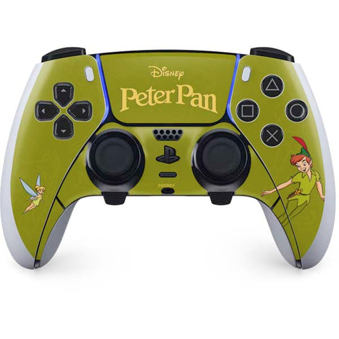 Disney Peter Pan and Tinker Bell Portrait PS5 DualSense Edge Pro Controller Skin