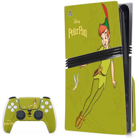 Disney Peter Pan and Tinker Bell Portrait PlayStation PS5 Skins