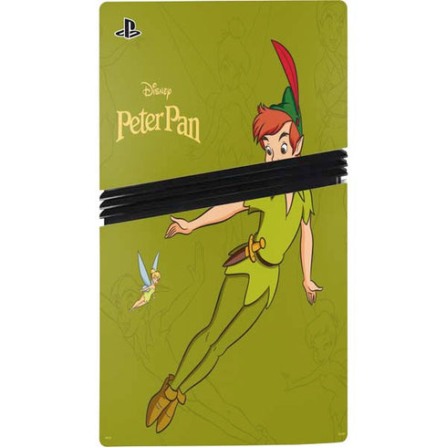 Disney Peter Pan and Tinker Bell Portrait PS5 Pro Disk Console Skin