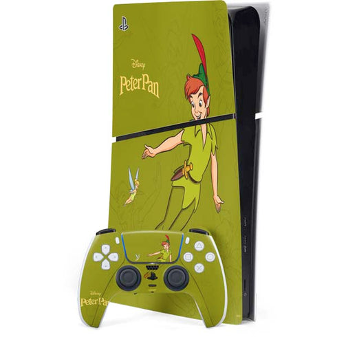 Disney Peter Pan and Tinker Bell Portrait PlayStation PS5 Skins