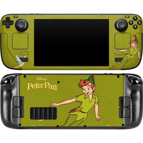 Disney Peter Pan and Tinker Bell Portrait Steam Deck Handheld Gaming Computer OLED Skin