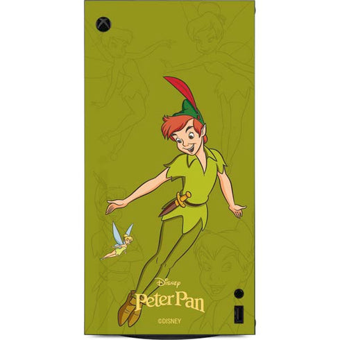 Disney Peter Pan and Tinker Bell Portrait XBox Series X Digital Edition Console Skin