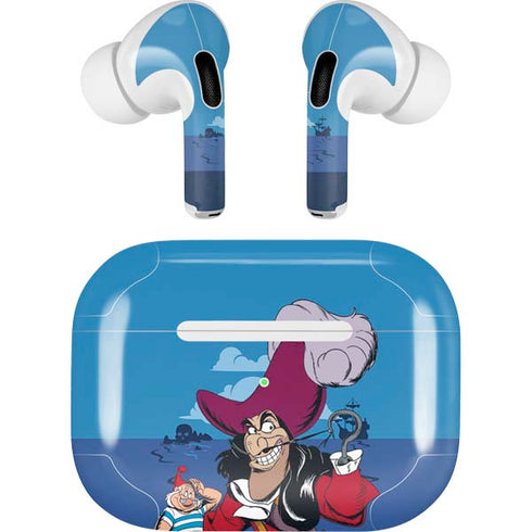 Disney Peter Pan Captain Hook and Smee AirPods Skins