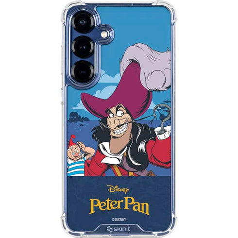 Disney Peter Pan Captain Hook and Smee Galaxy S25 Clear Case