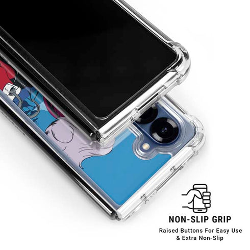 Disney Peter Pan Captain Hook and Smee Galaxy Z Fold6 Clear Case