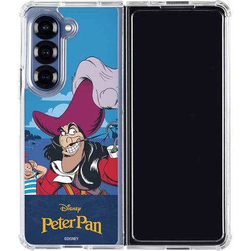 Disney Peter Pan Captain Hook and Smee Galaxy Z Fold7 Clear Case